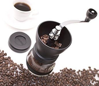 How to Use a Manual Coffee Grinder Sample Coffe Cup Beans Grinder - Coffee Dino