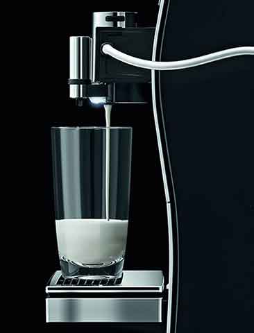 An Image of Milk Frothing of Jura Z6 Coffee Machine