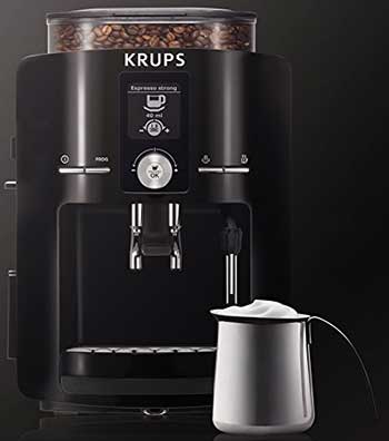 An image of Krups Espresseria's auto-frother and frothing wand
