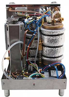 An image of Quickmill Vetrano's double boiler system