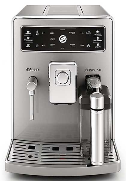 An image of Saeco HD8954/47, an espresso machine with stunning design and extensive feature set 