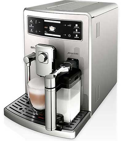An image of Saeco HD8954/47's auto-frother and steam wand
