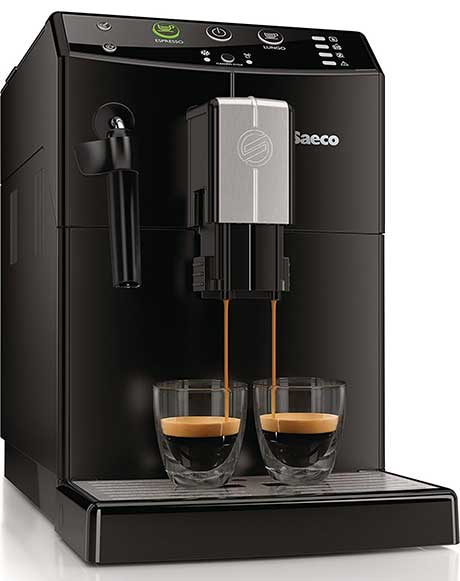 An image of Saeco Pure Hd8765/47, a value-priced super automatic espresso machine 
