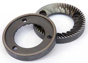An Image of Stainless Steel Burrs for Top Rated Commercial Coffee Grinder