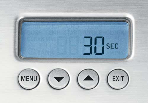 An image of Breville BES900XL's PID that controls the temperature of both boilers