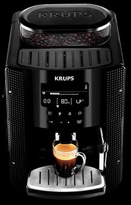 An image of Krups EA81's passively heated cup warming tray