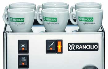 An image of Rancilio Silvia's passively heated cup warming tray