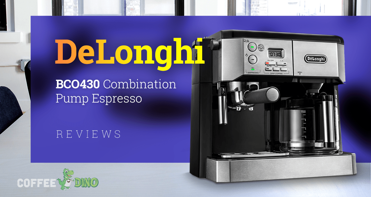 De'Longhi BCO430BM Combination Pump Espresso and 10c Drip Coffee Machine 