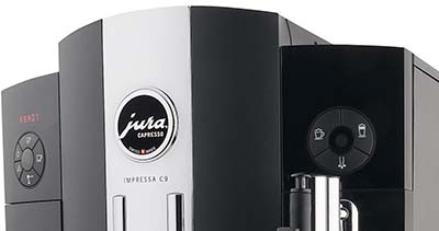 Control system image of the Impressa C9 coffee machine