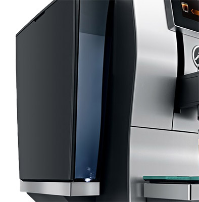 Water reservoir on the left side of Jura Z8 Coffee Machine