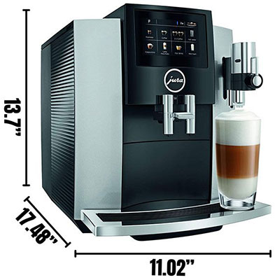 Jura S8 Automatic Espresso Coffee Machine Review 2024